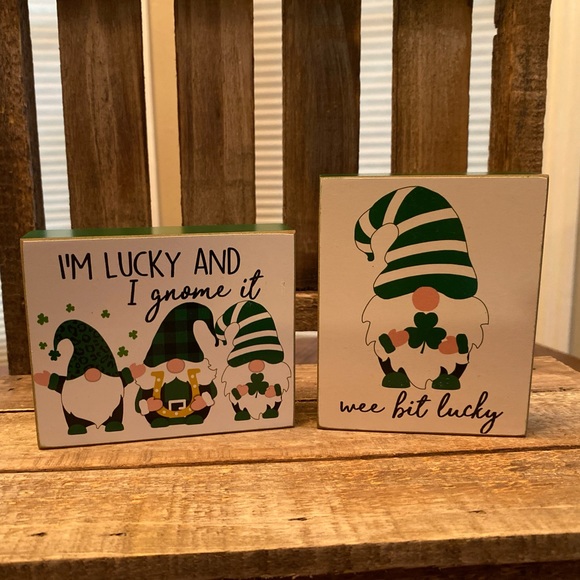 St. Patricks Day Gnome Bundle Of 7, Irish Gnome Decor, Farmhouse Gnome Decor - Picture 9 of 16